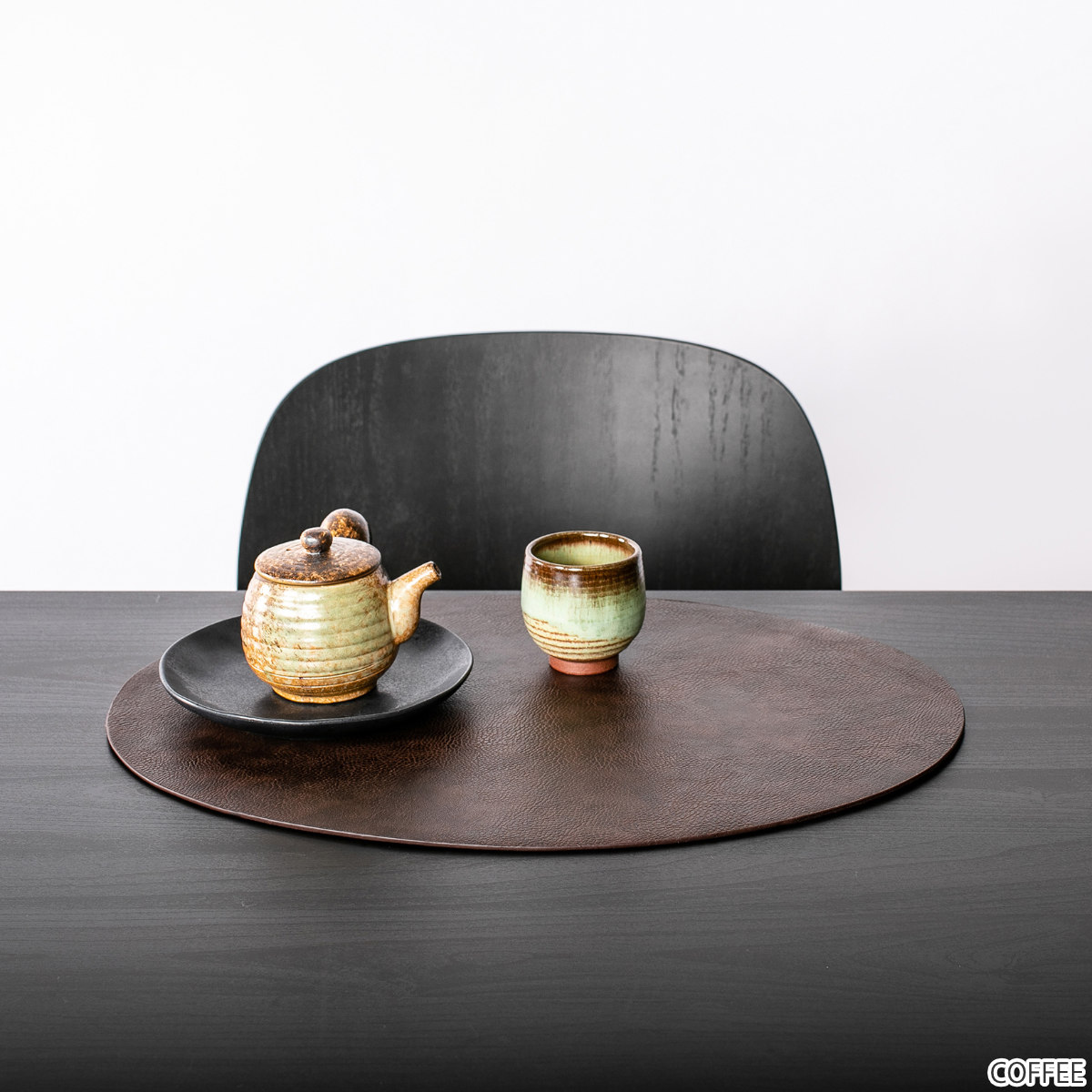 ランチョンマット レザー ziczac トロジャ 楕円形 （ ジックザック