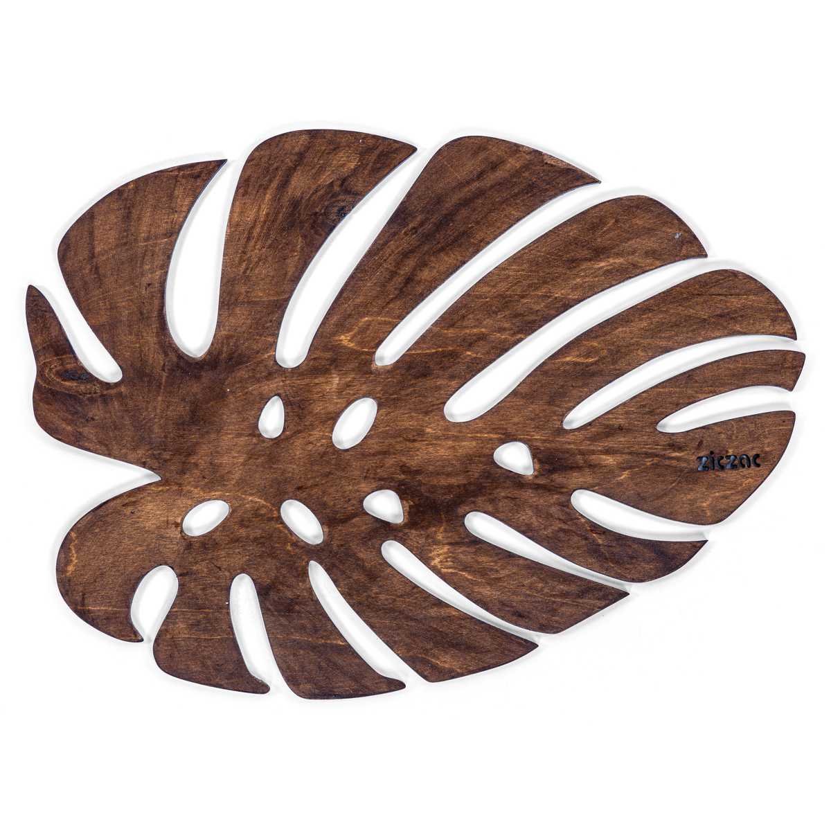ランチョンマット 木製 ZICZAC BIRCH Placemat Monstera （ 木製マット