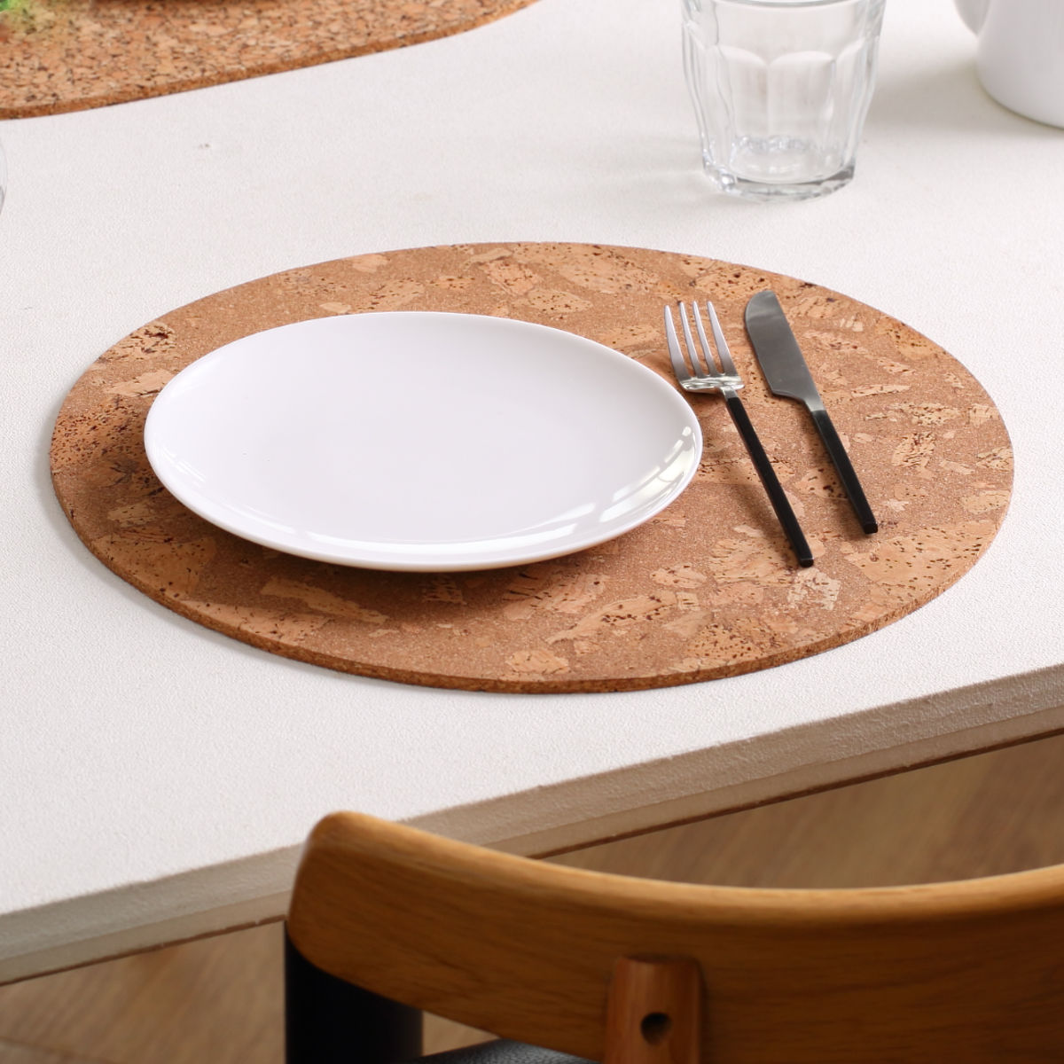 ランチョンマット コルク ZICZAC QUERCO Round 円形 （ ランチマット