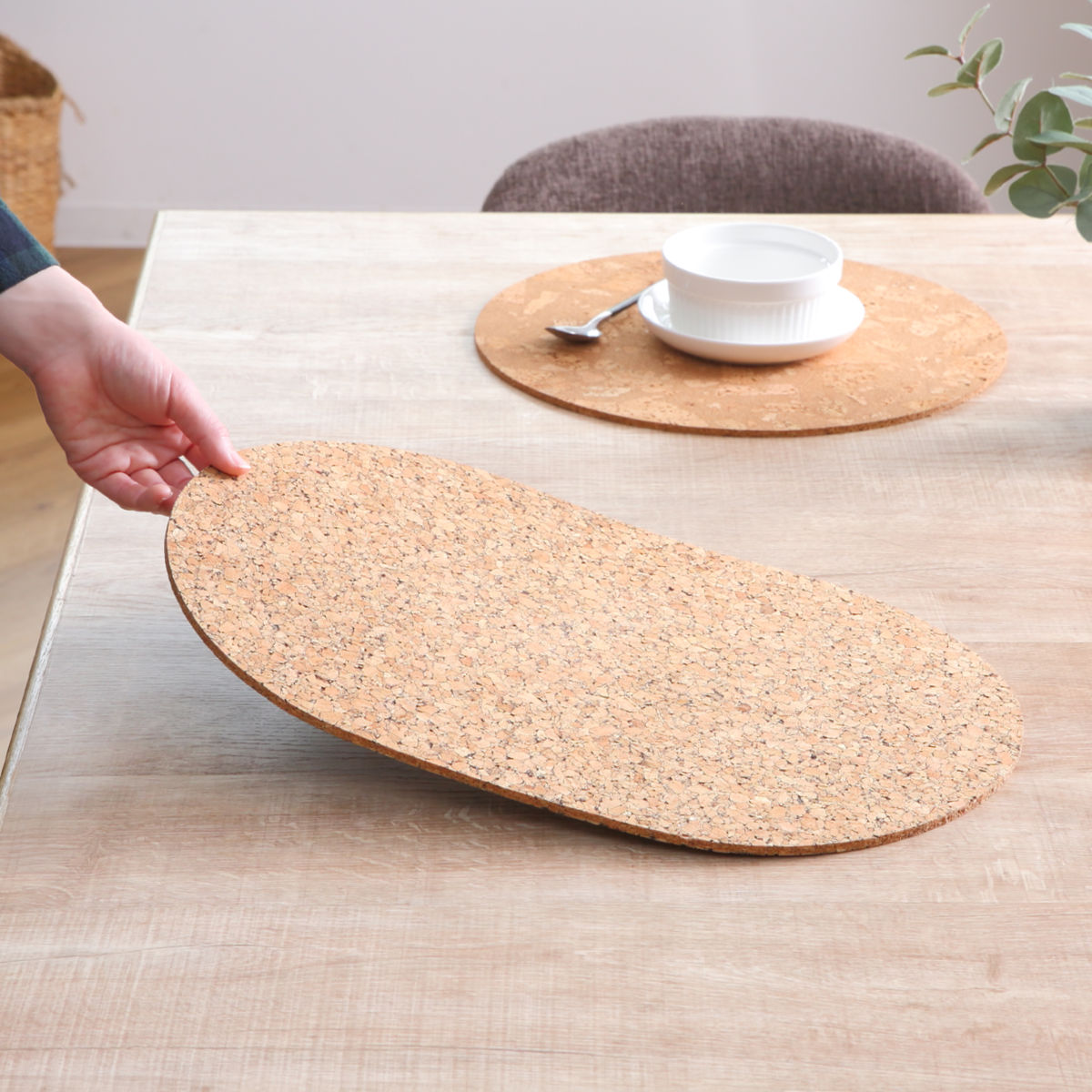 ランチョンマット コルク ZICZAC QUERCO Oval 楕円形 （ ランチマット