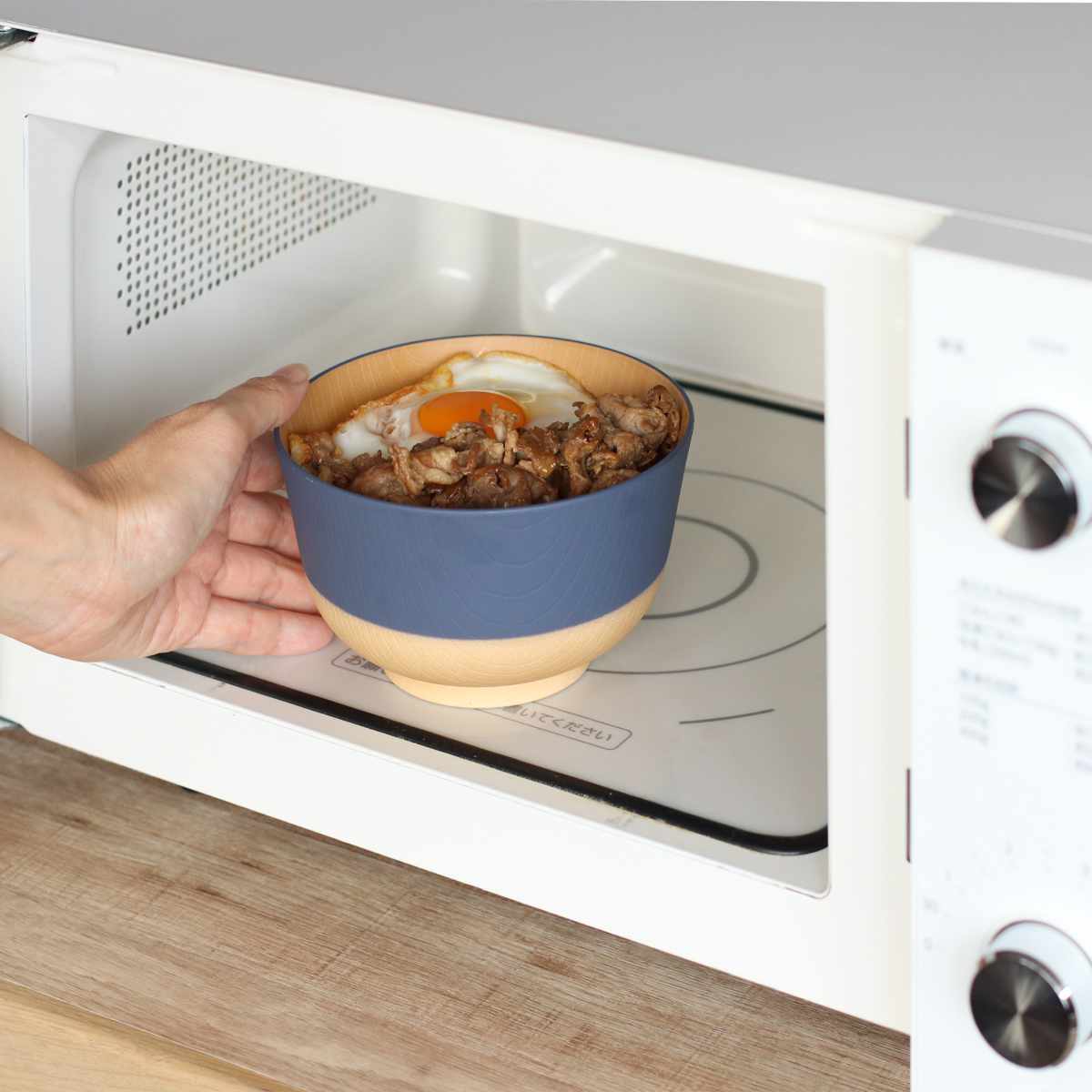 どんぶり やさしい彩り 2個入 （ 日本製 電子レンジ対応 食洗機対応 丼