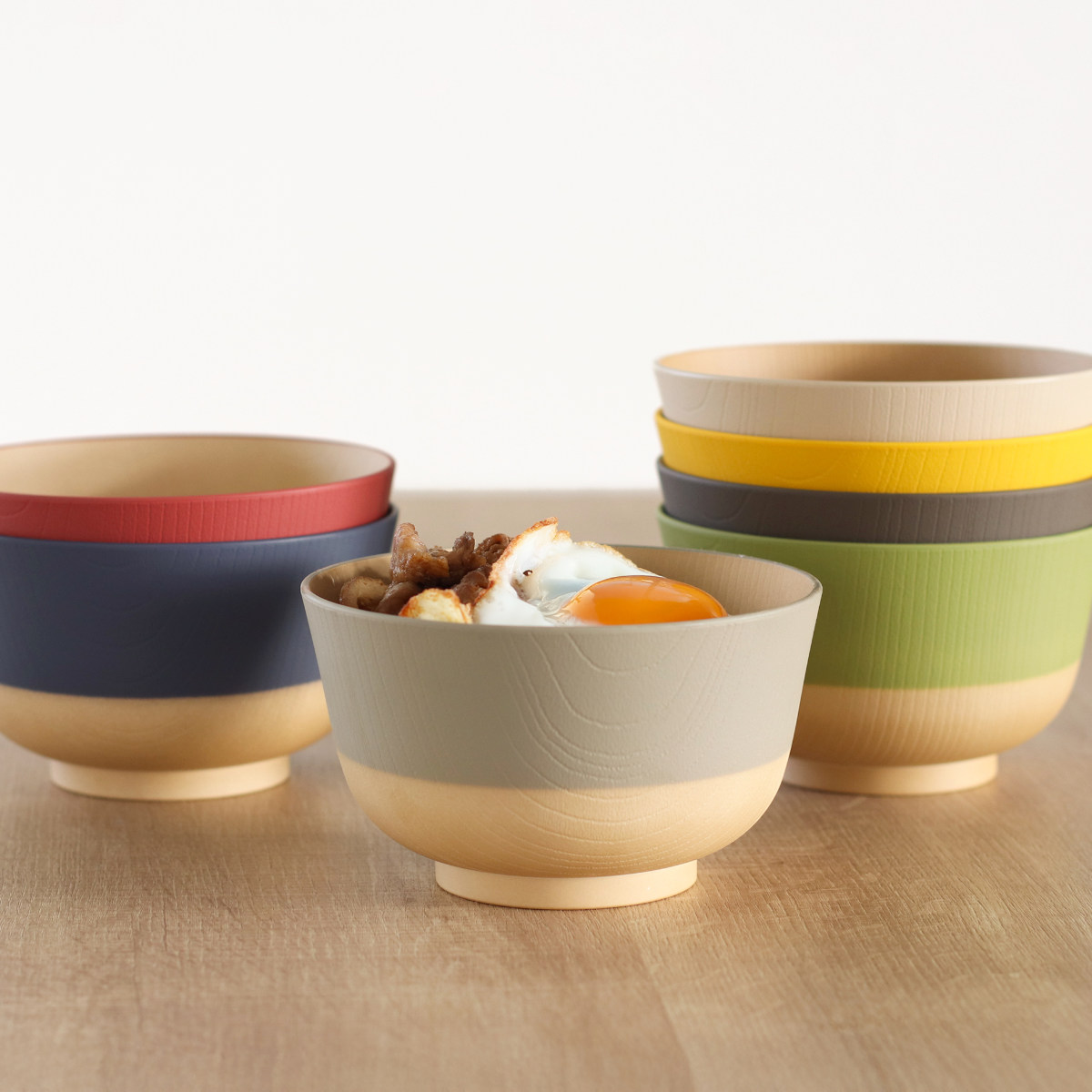 どんぶり 700ml やさしい彩り 抗菌 （ 丼 丼ぶり 日本製 電子レンジ