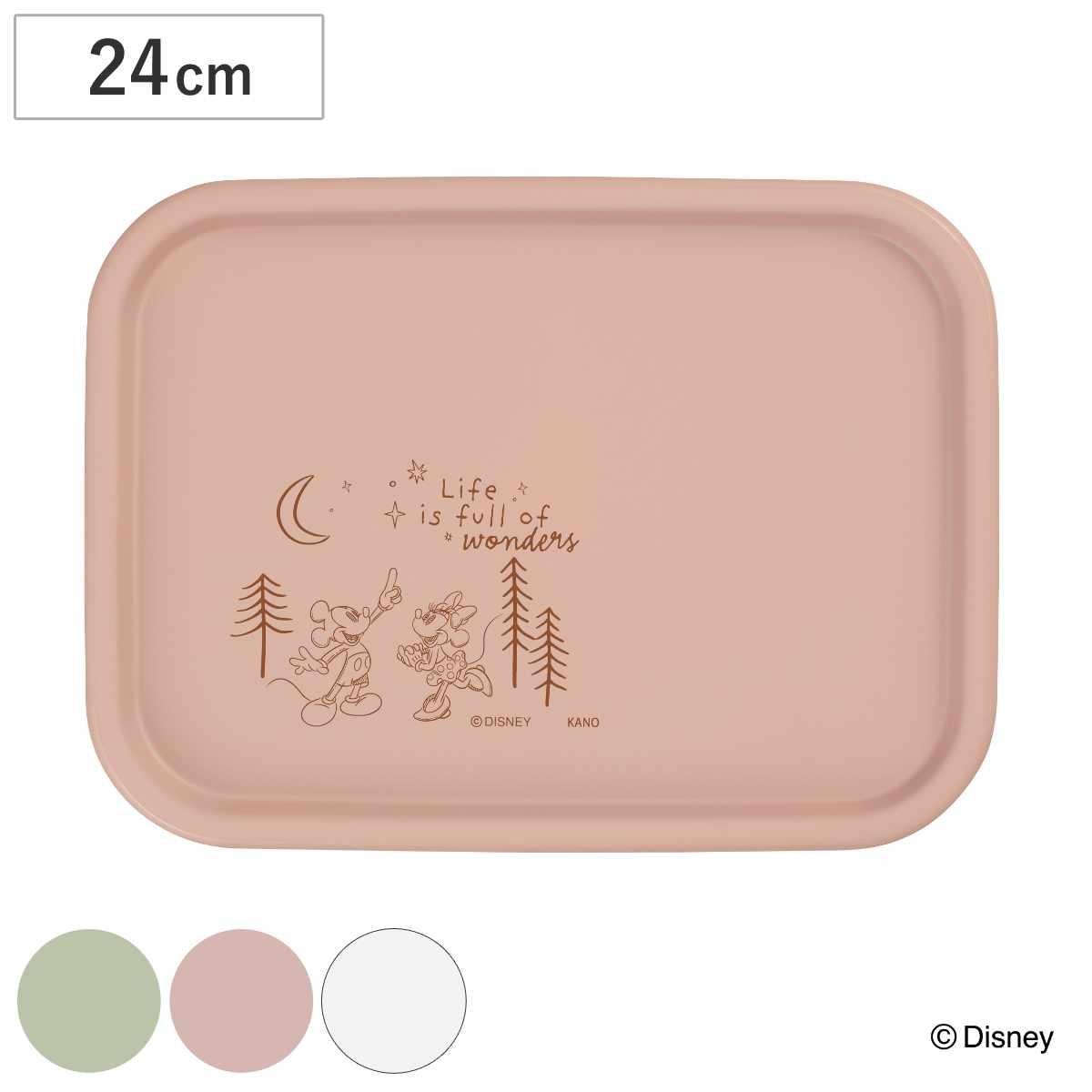 カノー トレー mA 抗菌 レンジ対応トレー S ミッキーマウス （ 日本製