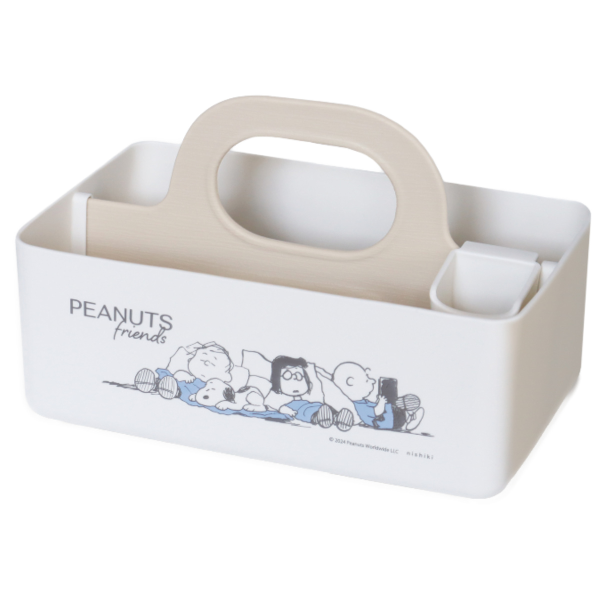 錦化成 収納ボックス ミニモッテケース スヌーピー 小物入れ 幅20.7