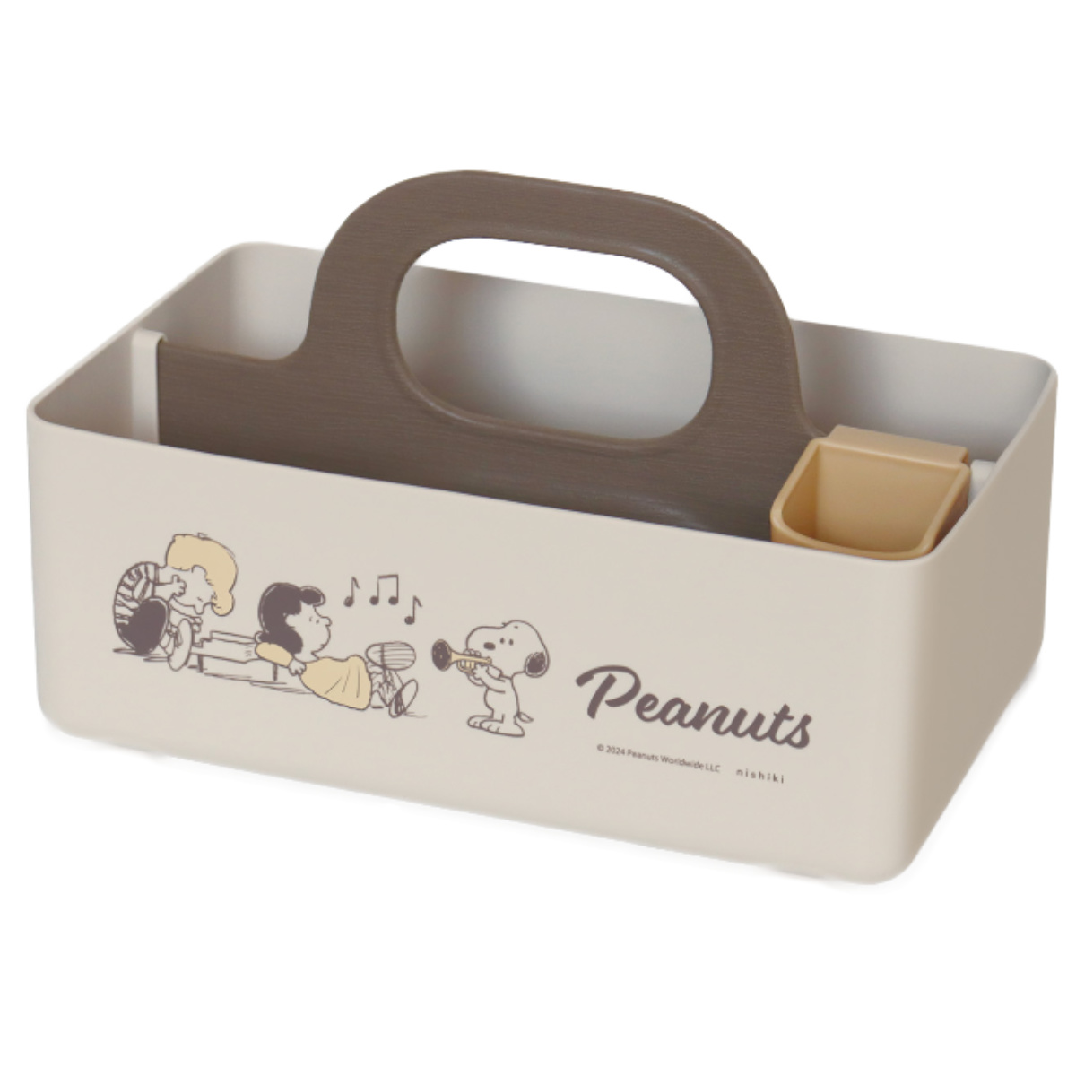 錦化成 収納ボックス ミニモッテケース スヌーピー 小物入れ 幅20.7