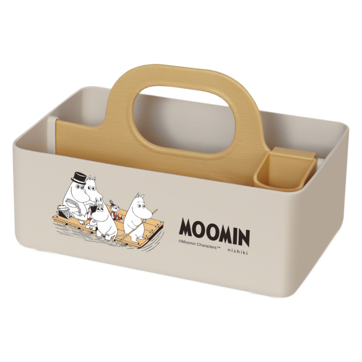 錦化成 収納ボックス ミニモッテケース ムーミン 小物入れ 幅20.7×奥行