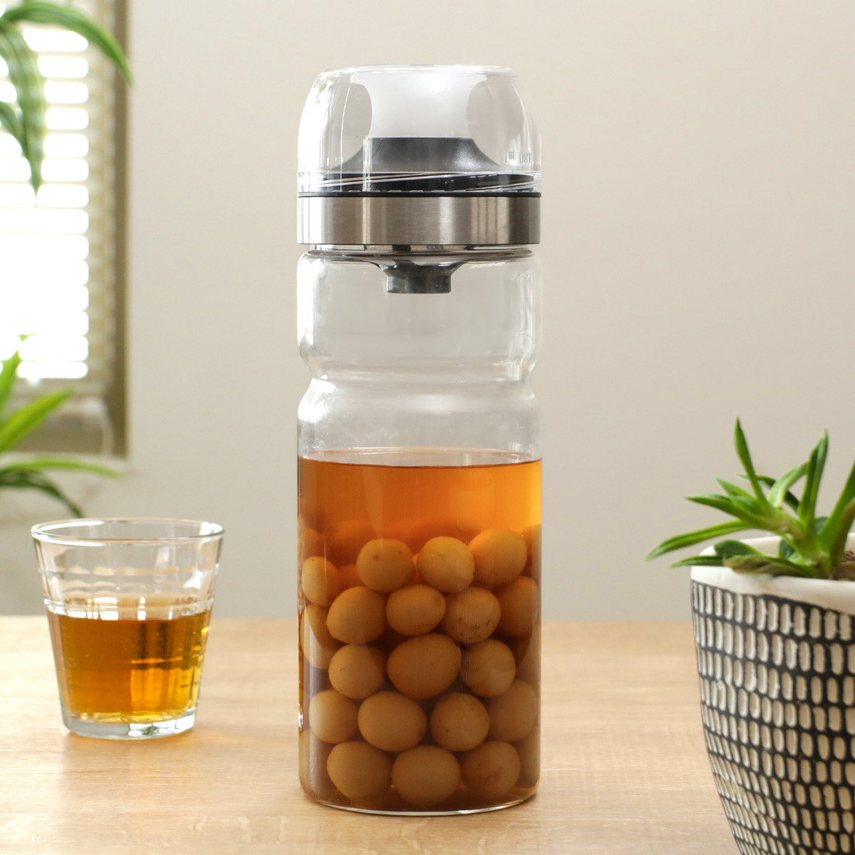 ティーボトル 1L Felio 耐熱ガラス （ 冷水筒 ピッチャー 水差し 麦茶