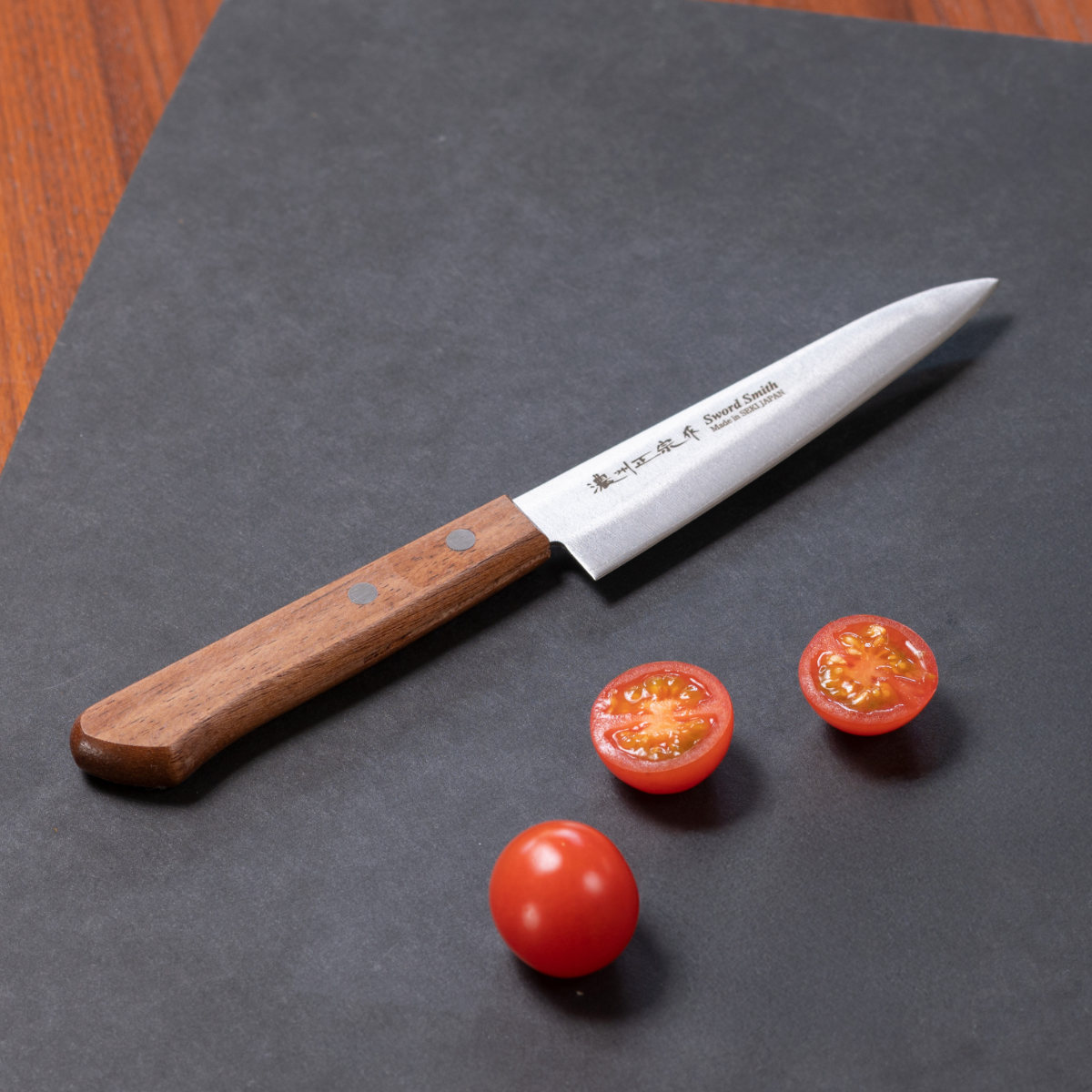 ペティナイフ 12cm 本割込み 軽量 濃州正宗作 日本製 （ 包丁 果物包丁