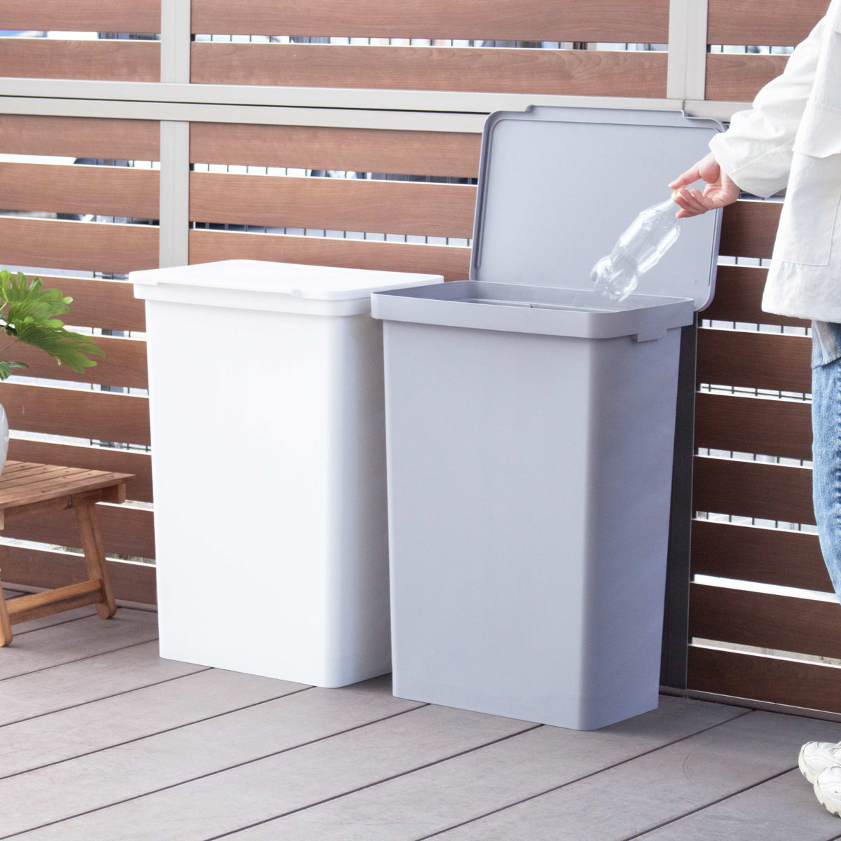 Like-it（ライクイット） ゴミ箱 52L 屋外でも使えるダストボックス