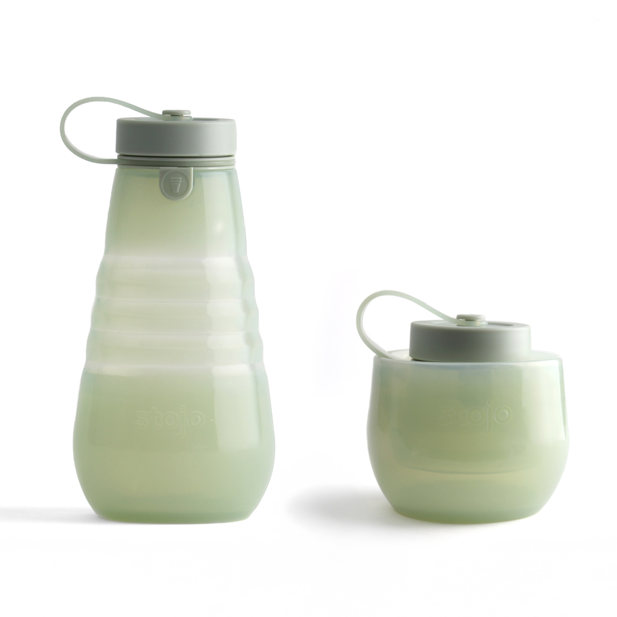 stojo（ストージョ） 水筒 stojo 590ml 折りたたみ 半透明 Jelly