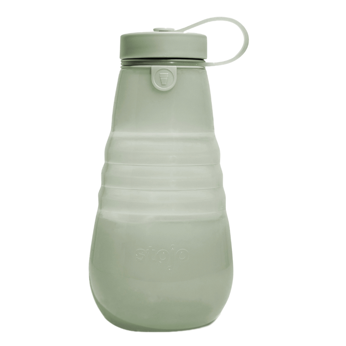 stojo 水筒 590ml 折りたたみ 半透明 Jelly （ ストージョ
