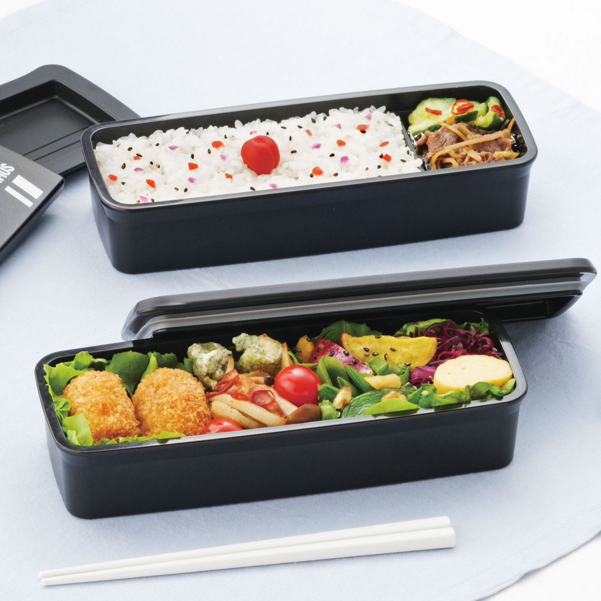 サーモス 弁当箱 2段 980ml フレッシュ...の詳細画像2