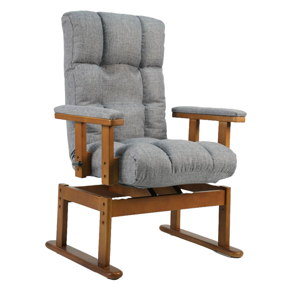 リクライニングチェア 回転式 高座椅子 肘付回転高座椅子 オールデイ