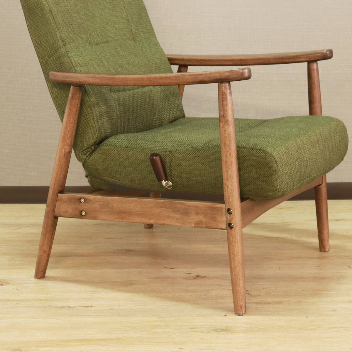 リクライニングチェア 高座椅子 マインズ （ ハイバック 肘付