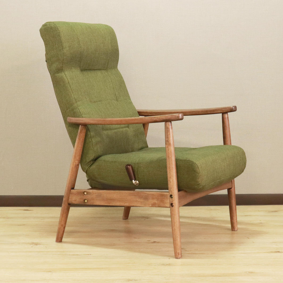 リクライニングチェア 高座椅子 マインズ （ ハイバック 肘付