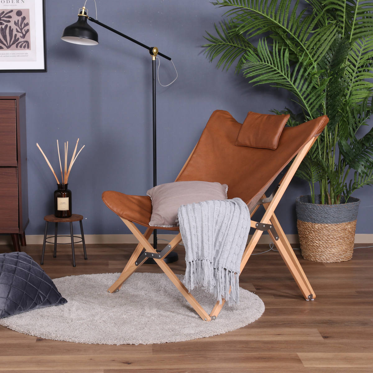 不二貿易（Fuji Boeki） ラウンジチェア 折りたたみ レザー調