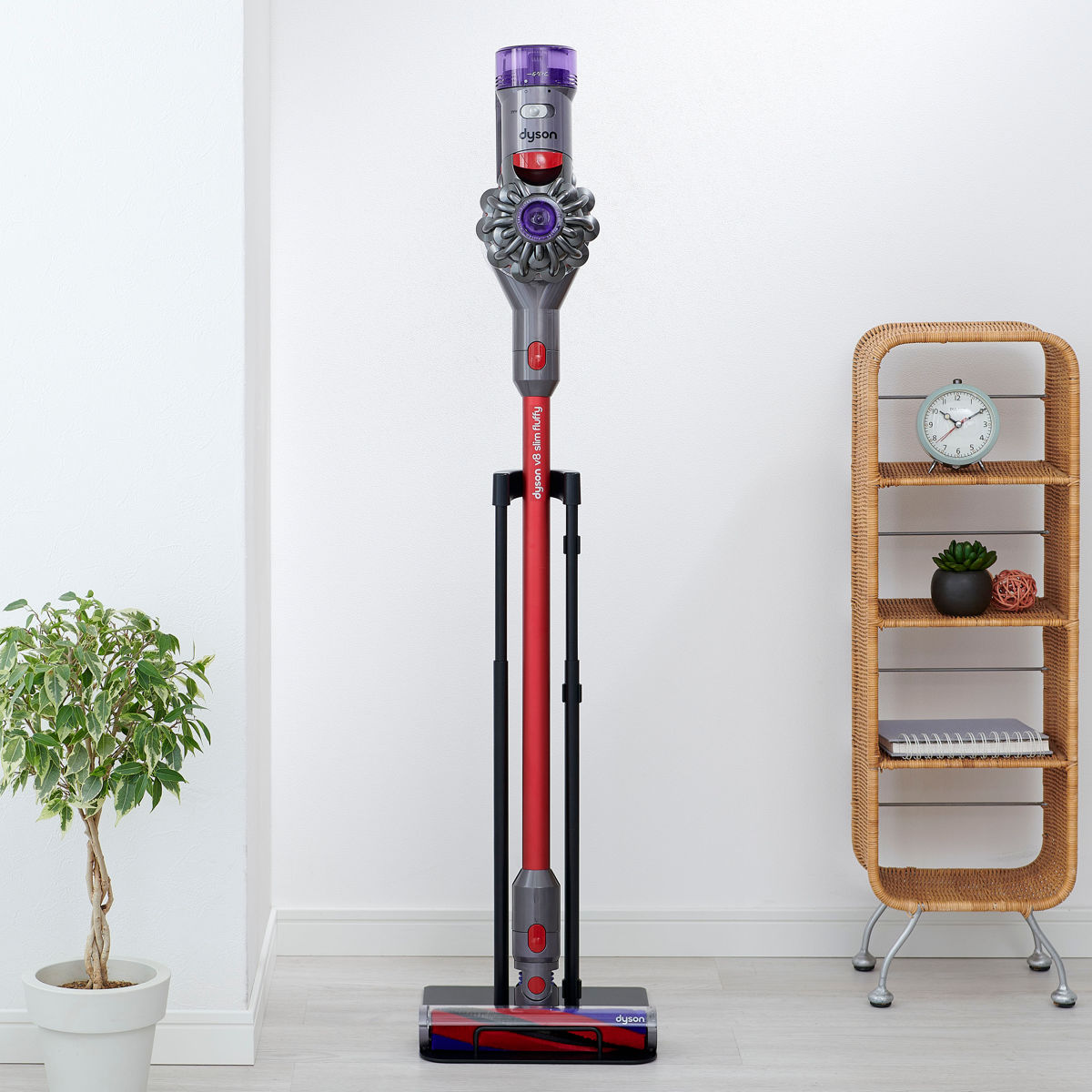 クリーナースタンド 立て掛けタイプ スティッククリーナー対応 （ 掃除