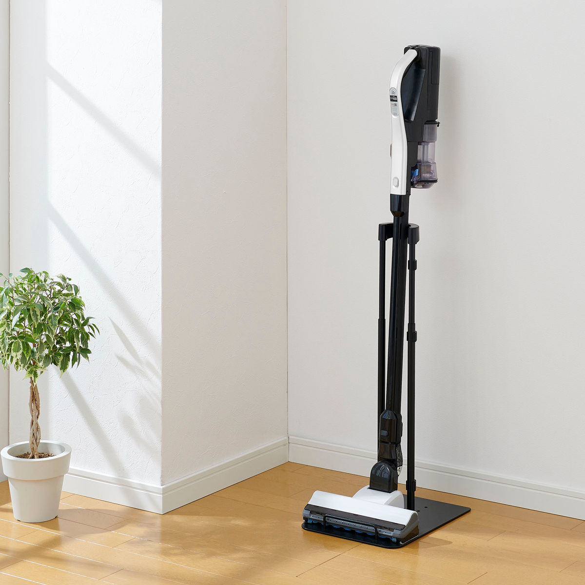 クリーナースタンド 立て掛けタイプ スティッククリーナー対応 （ 掃除