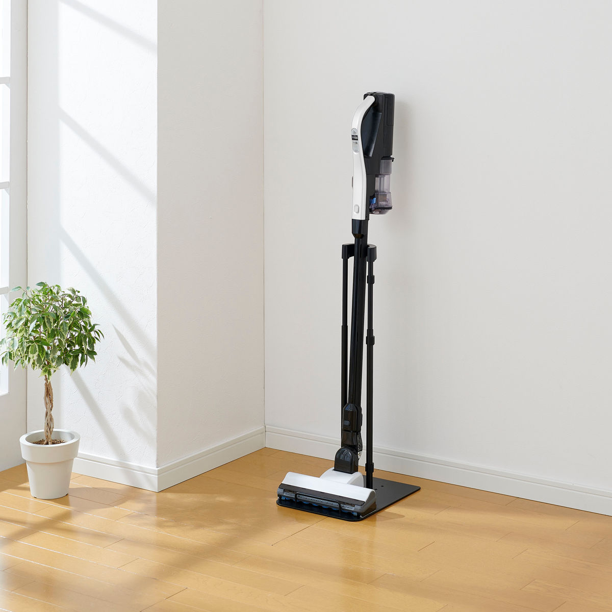 クリーナースタンド 立て掛けタイプ スティッククリーナー対応 （ 掃除