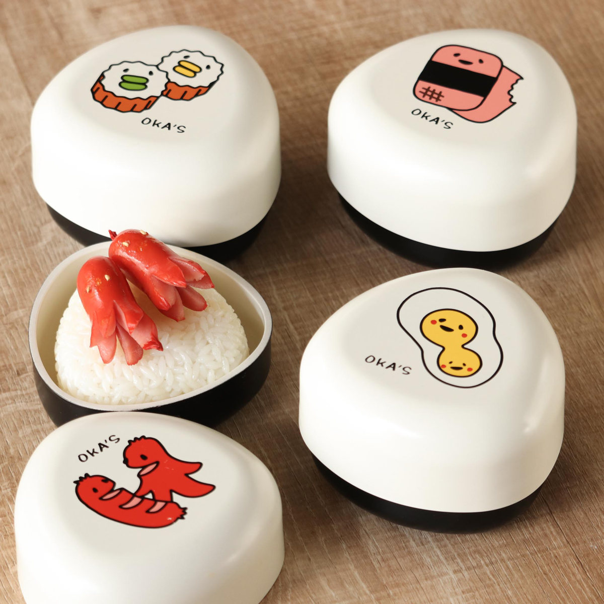 HAKOYA おにぎり ケース ワンタッチおにぎりBOX OKA'S （ 弁当箱