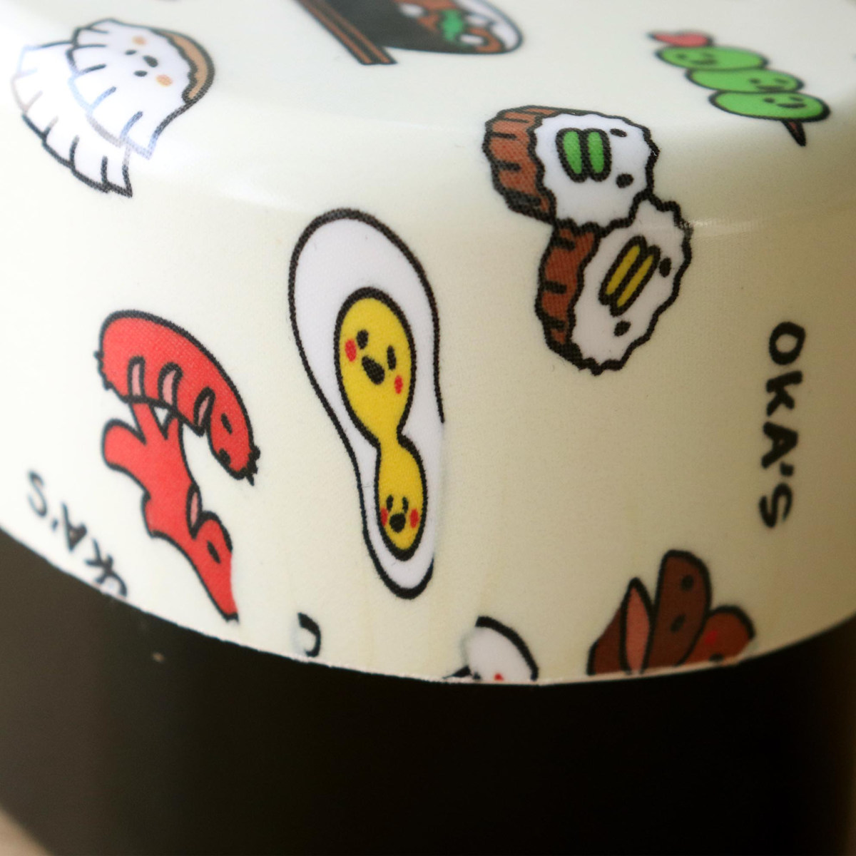 HAKOYA 弁当箱 570ml 2段 布貼小判弁当 570 OKA'S （ お弁当箱 レンジ