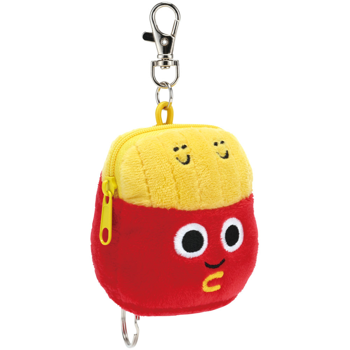 スケーター キーホルダー リール付き ぬいぐるみキーホルダー バーガー