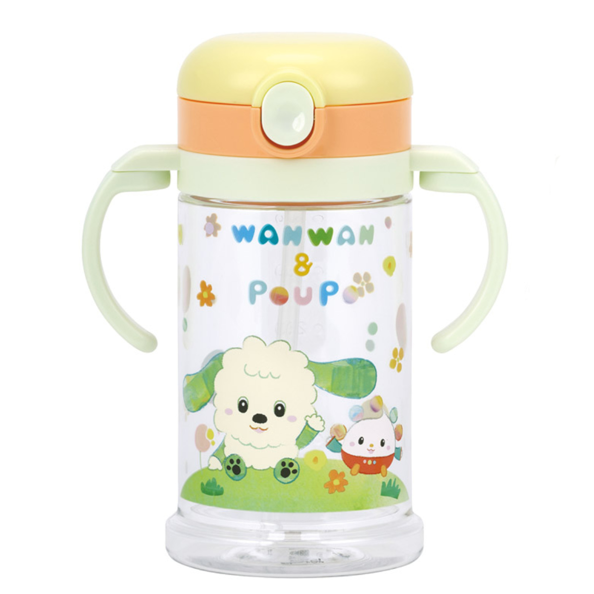 スケーター ベビーマグ 折りたたみ ストローマグ 持ち手付き