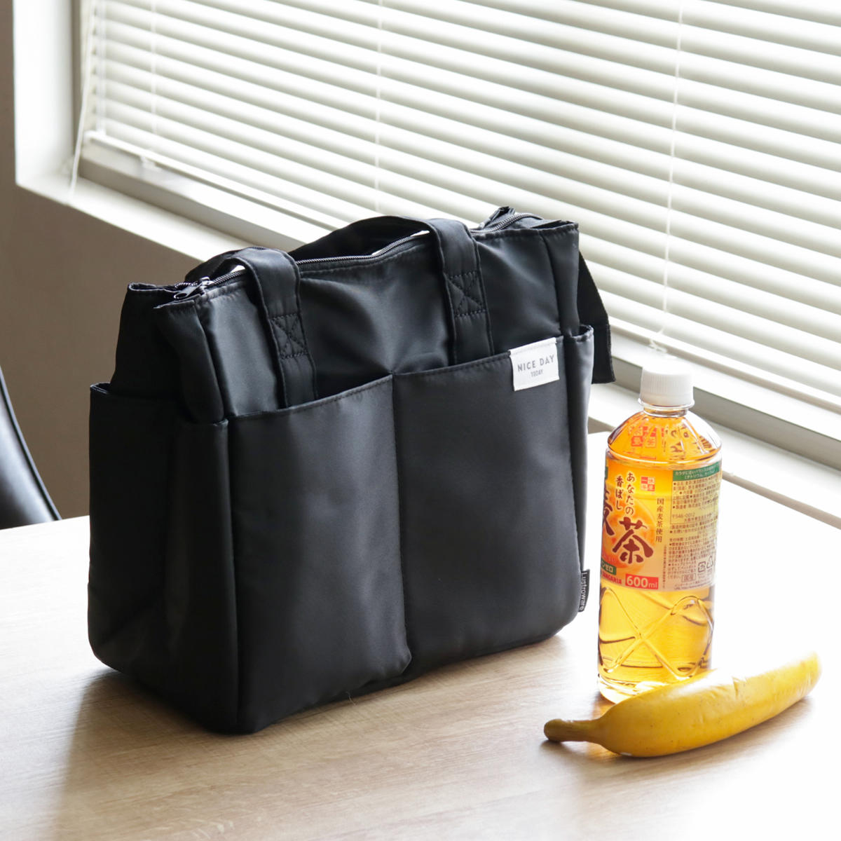 ランチバッグ 4ポケット保冷バッグ （ 弁当袋 お弁当袋 保冷ランチ