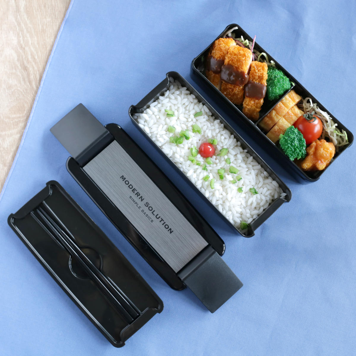 弁当箱 680ml 2段 イージーケアランチボックス （ お弁当箱 パッキン