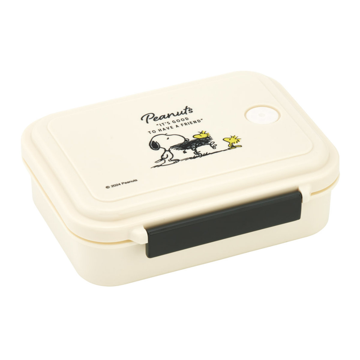 スケーター 弁当箱 500ml 1段 スチーム式ランチBOX スヌーピーバッジ