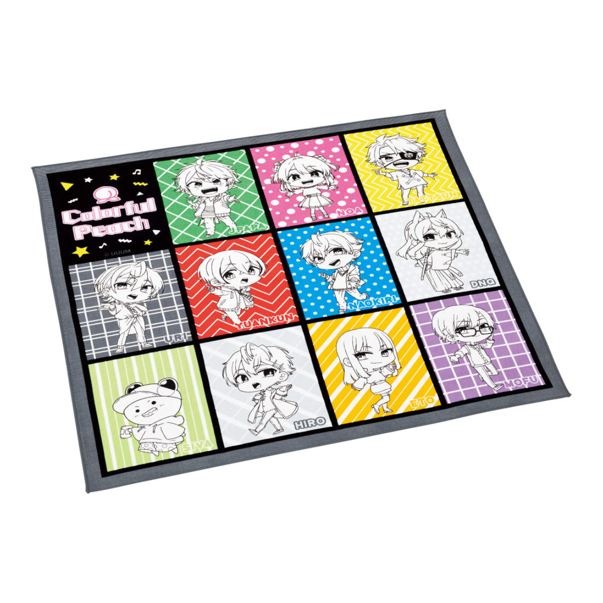 スケーター ランチクロス 43×43cm カラフルピーチ25 （ カラピチ