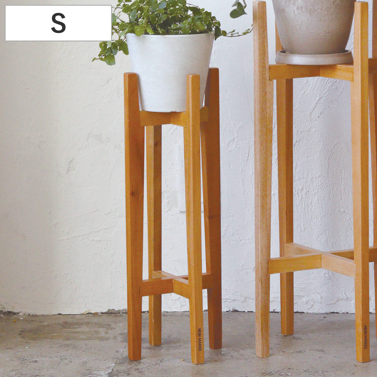 Creer フラワースタンド ナインマーケ マホガニー ポットスタンド