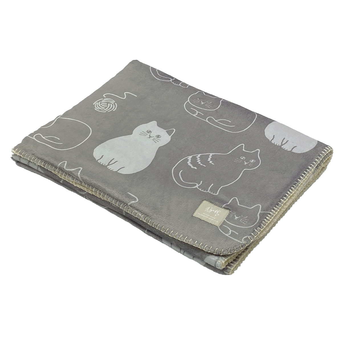 TeaLife（ティーライフ） ブランケット にゃふにゃふ 100x150cm ネコ