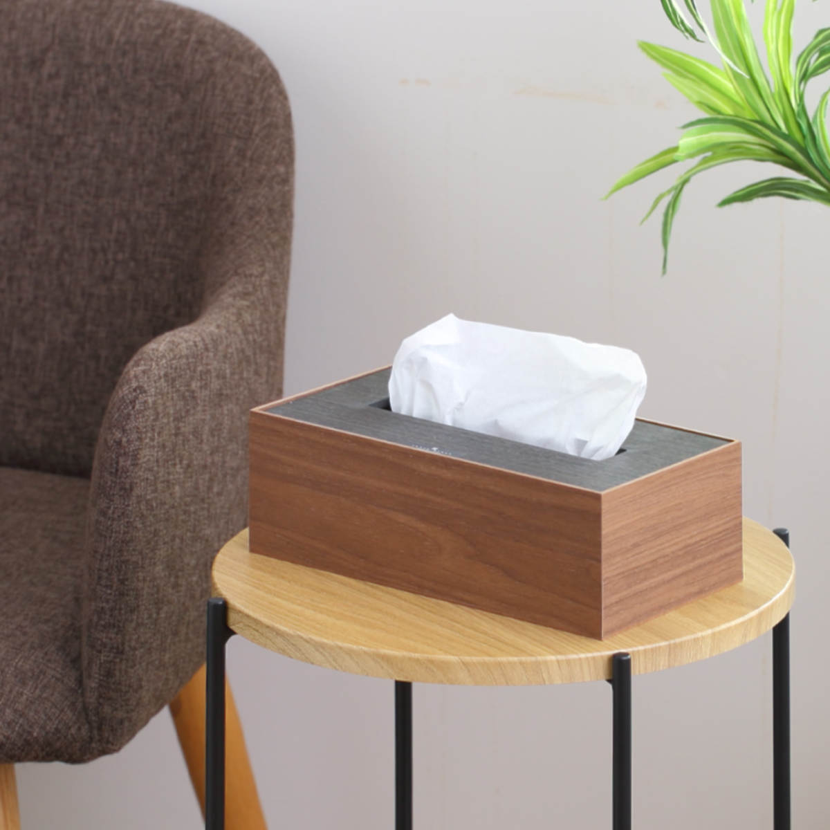 ティッシュケース バスク ティッシュBOX 木製 M （ ティッシュカバー