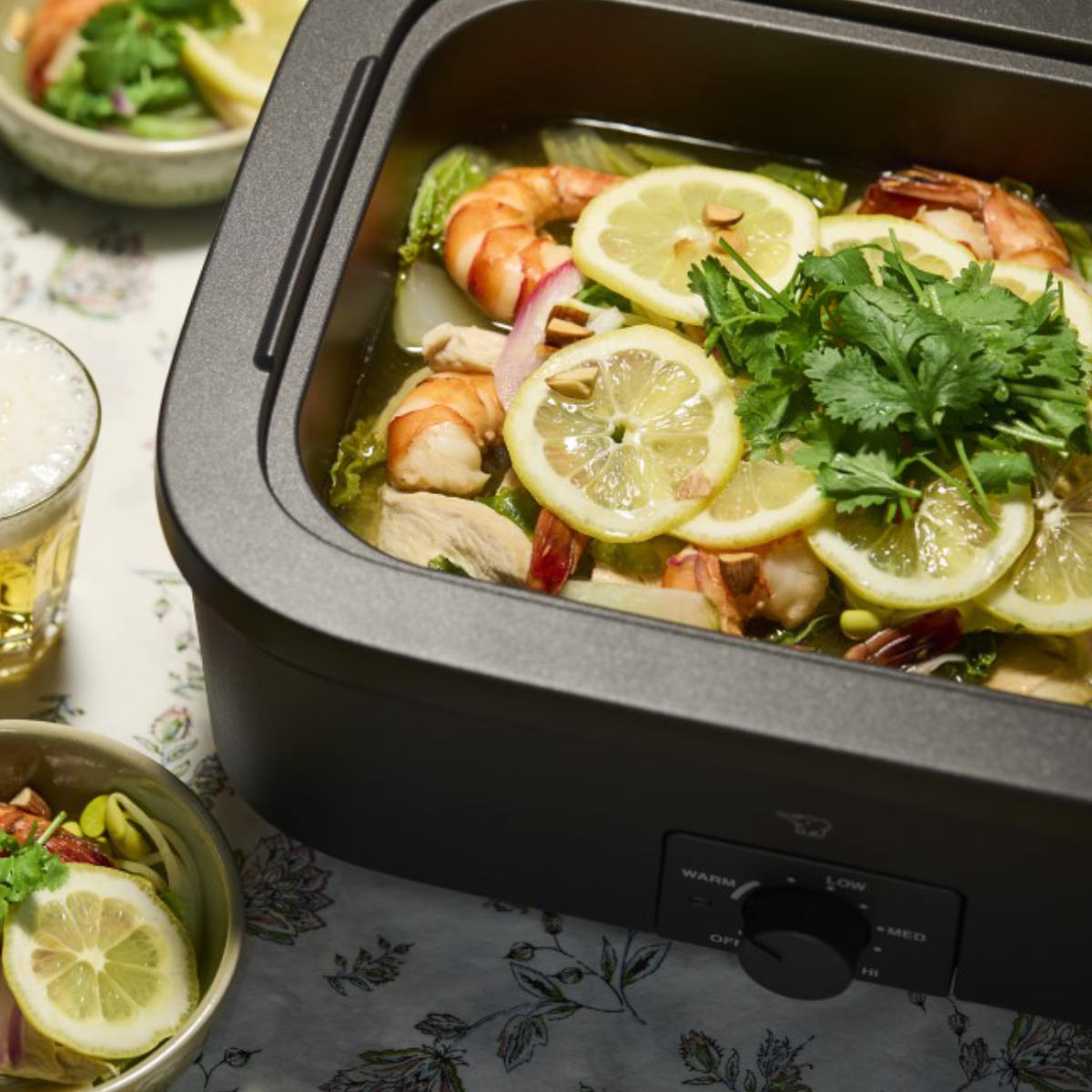 象印（ZOJIRUSHI） デイリーコンパクトプレート 深なべ 平面プレート