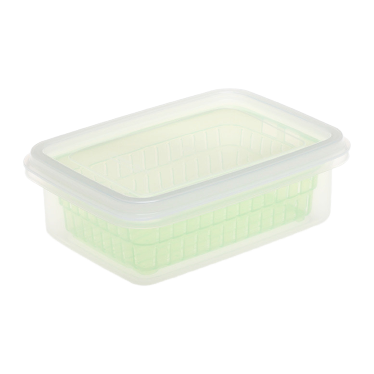 サンコープラスチック 保存容器 950ml ザル付きDパック （ ザル付き