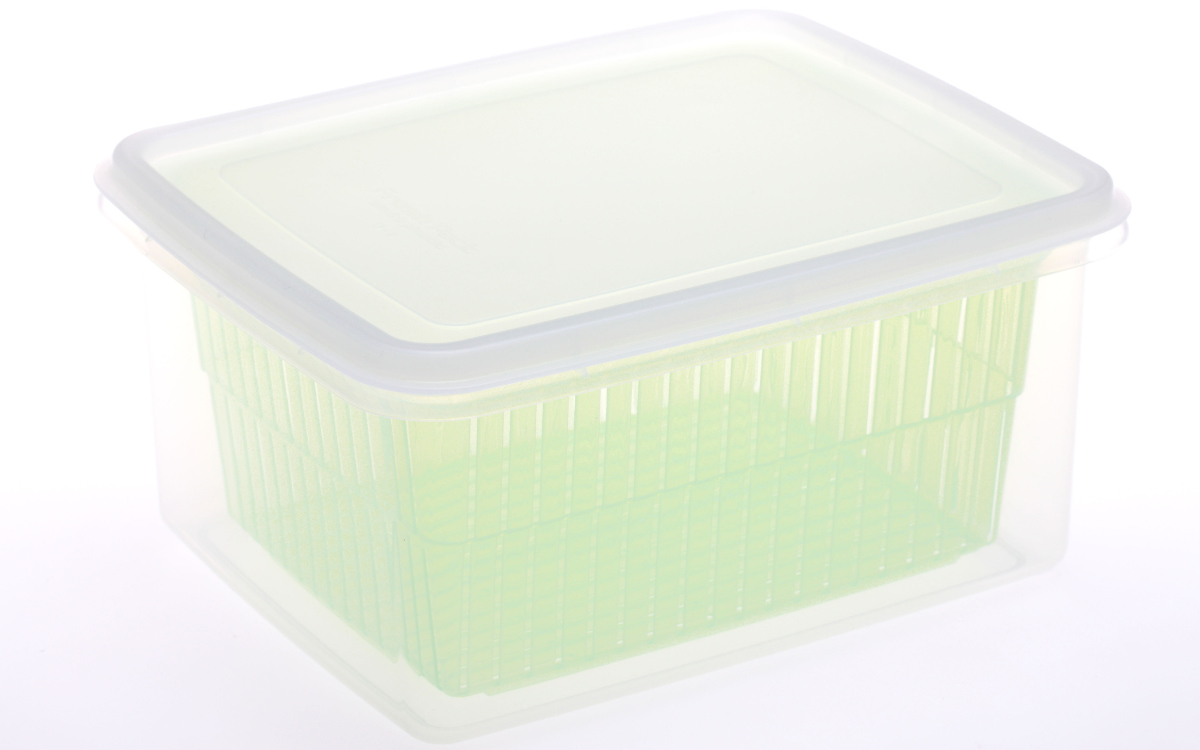 サンコープラスチック 保存容器 5L ザル付きDパック （ ザル付き保存