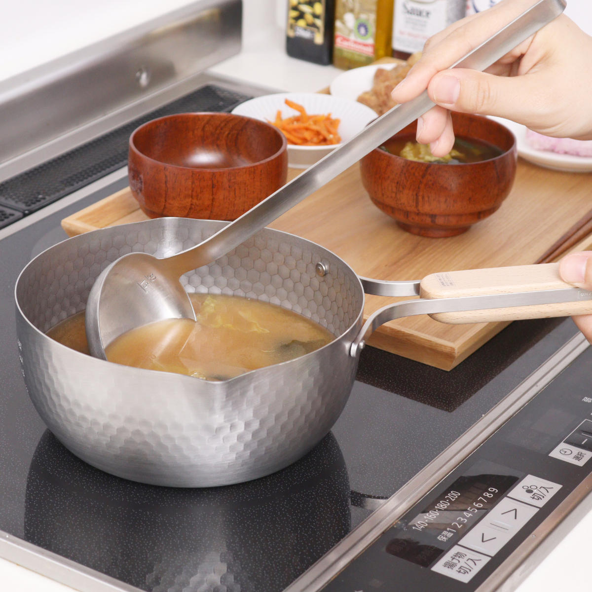 和平フレイズ 雪平鍋 18cm IH対応 enzo ステンレス製 日本製 （ ガス火