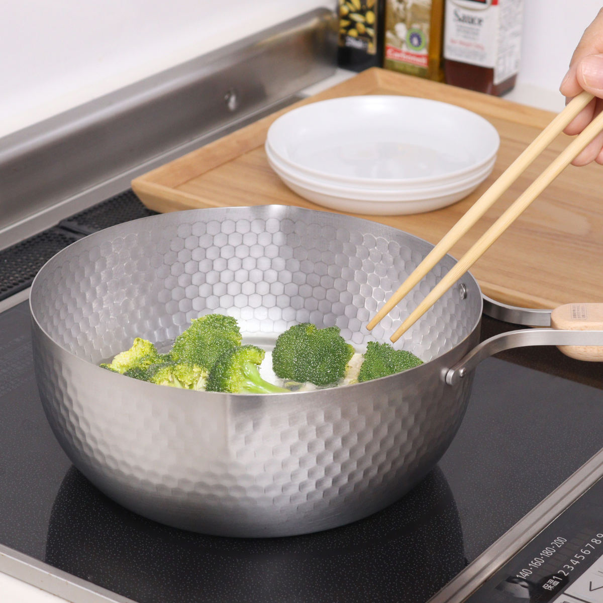 和平フレイズ 雪平鍋 22cm IH対応 enzo ステンレス製 日本製 （ ガス火