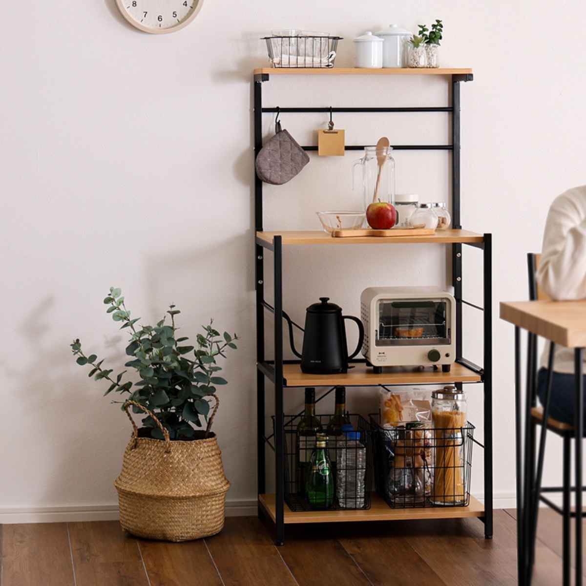 ホームテイスト（HOME taste） スリムレンジ台 ハイタイプ 幅60cm