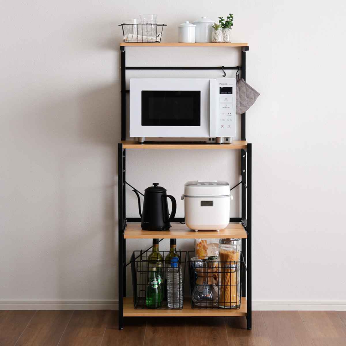 ホームテイスト（HOME taste） スリムレンジ台 ハイタイプ 幅60cm