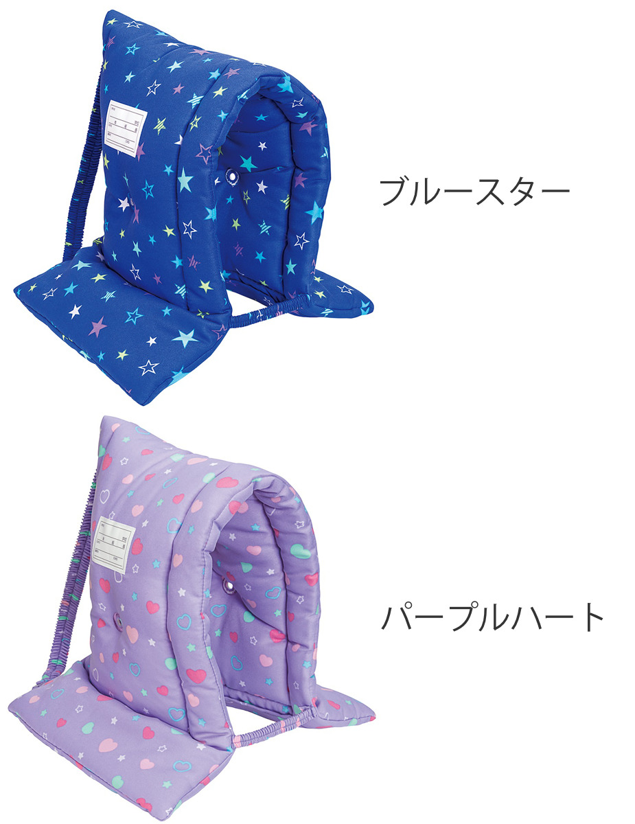 DEBIKA（デビカ） 防災頭巾 防災ずきん MT 難燃加工 総柄 ネームタグ
