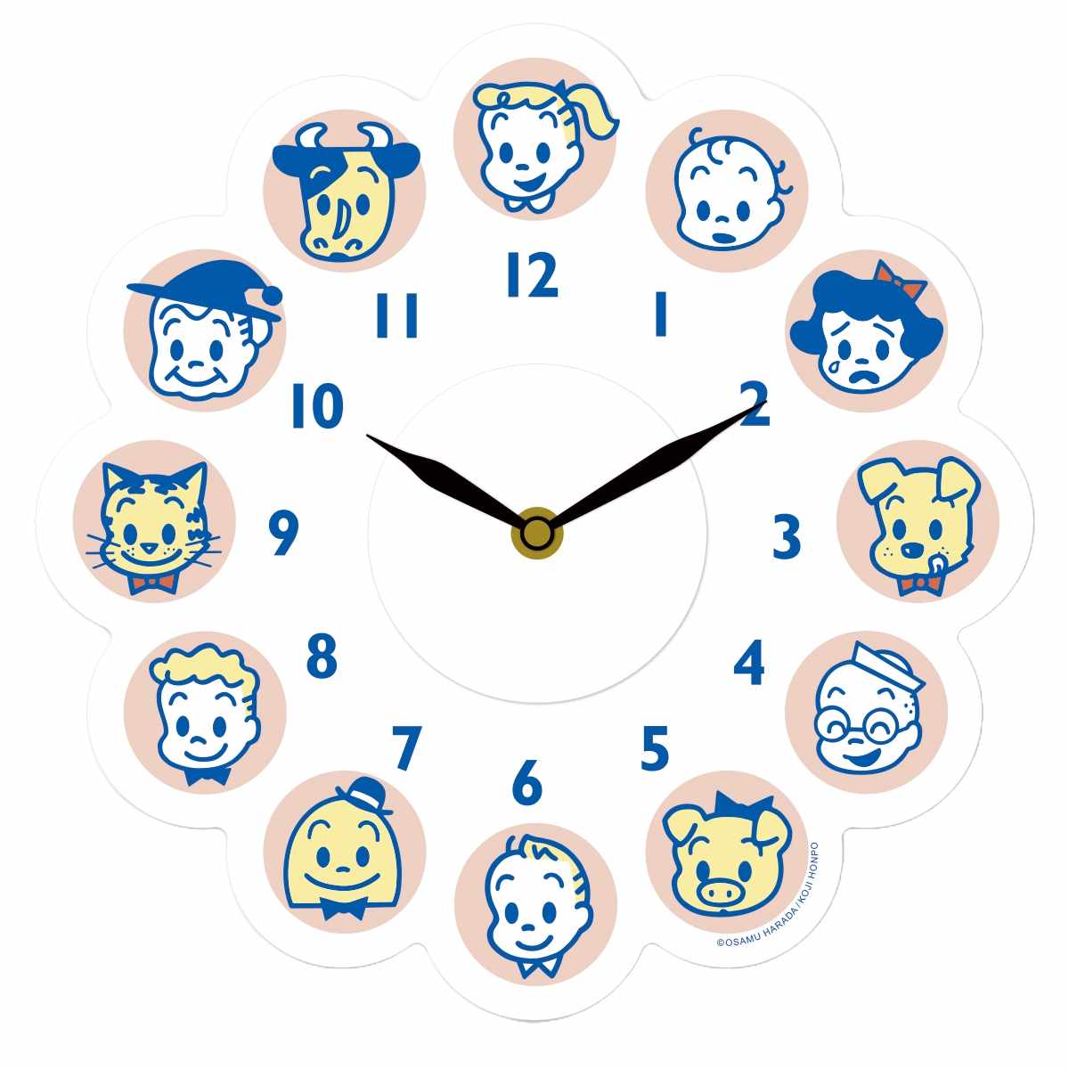 東洋ケース（TOYOCASE） 掛け時計 OSAMU GOODS ウォールクロック