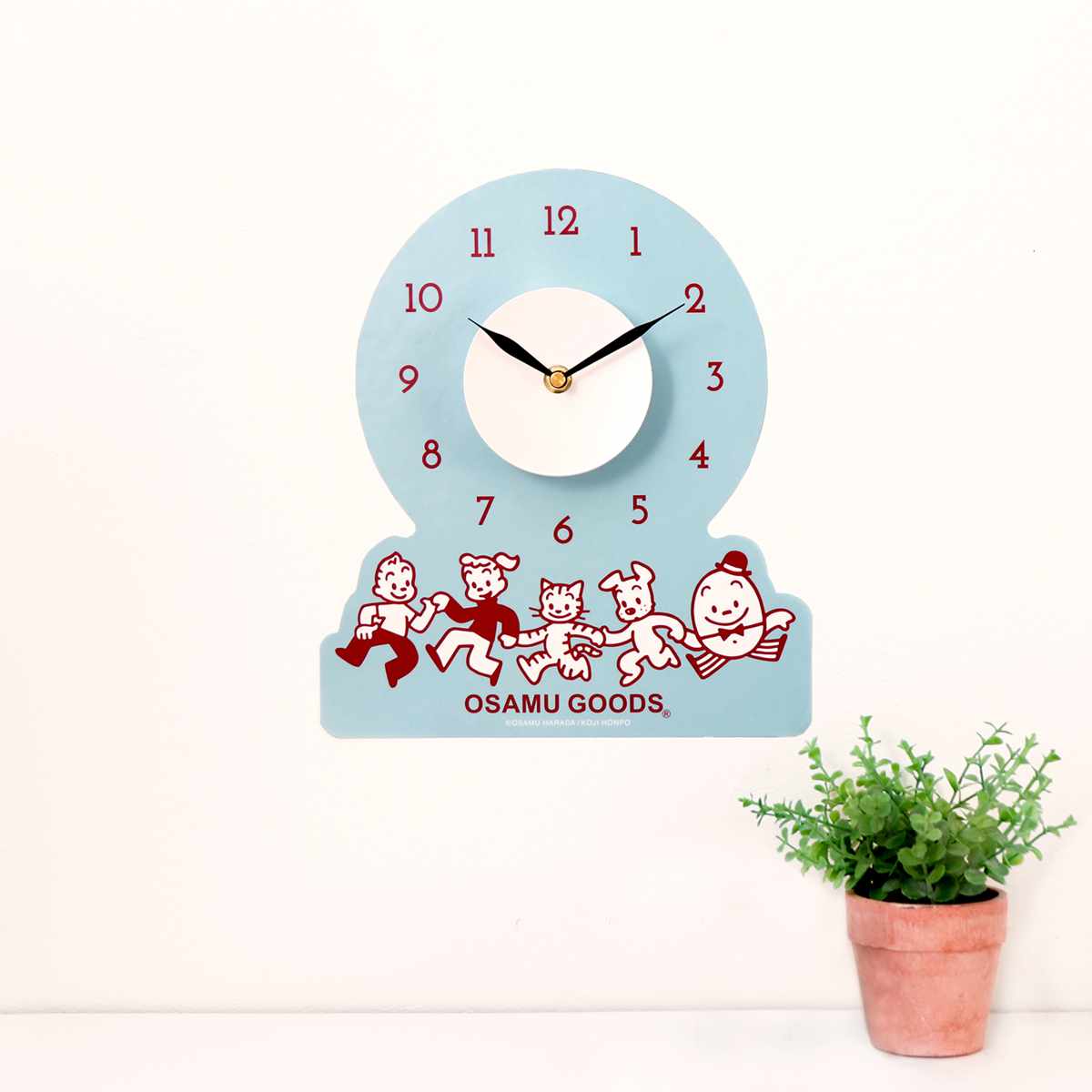 東洋ケース（TOYOCASE） 掛け時計 OSAMU GOODS ウォールクロック