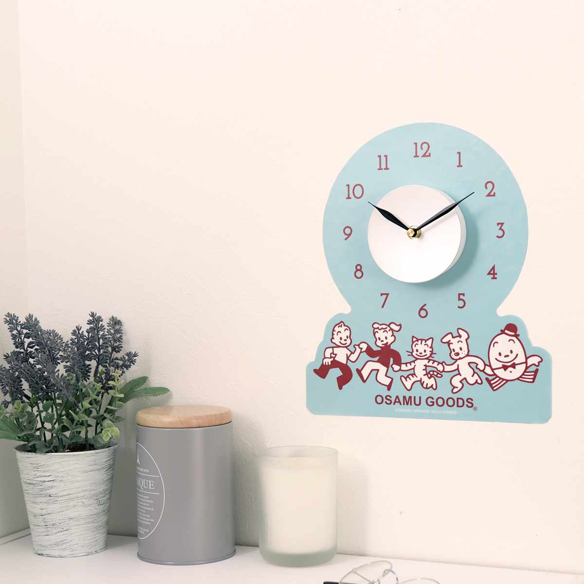 東洋ケース（TOYOCASE） 掛け時計 OSAMU GOODS ウォールクロック