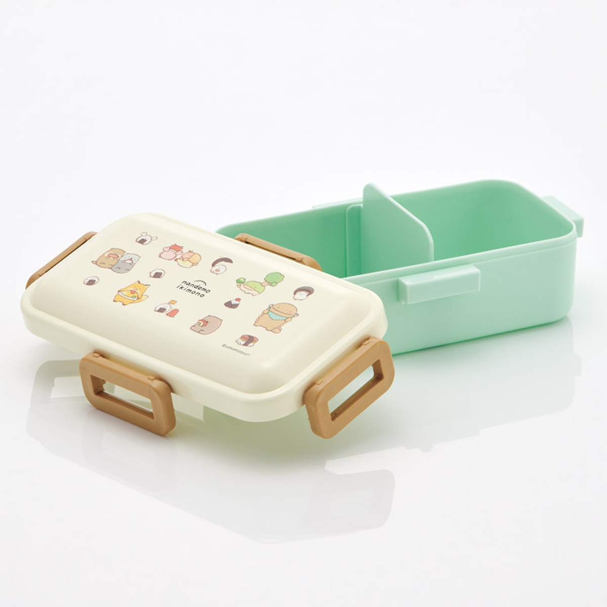 スケーター 弁当箱 530ml 抗菌ふわっと弁当箱 なんでもいきもの