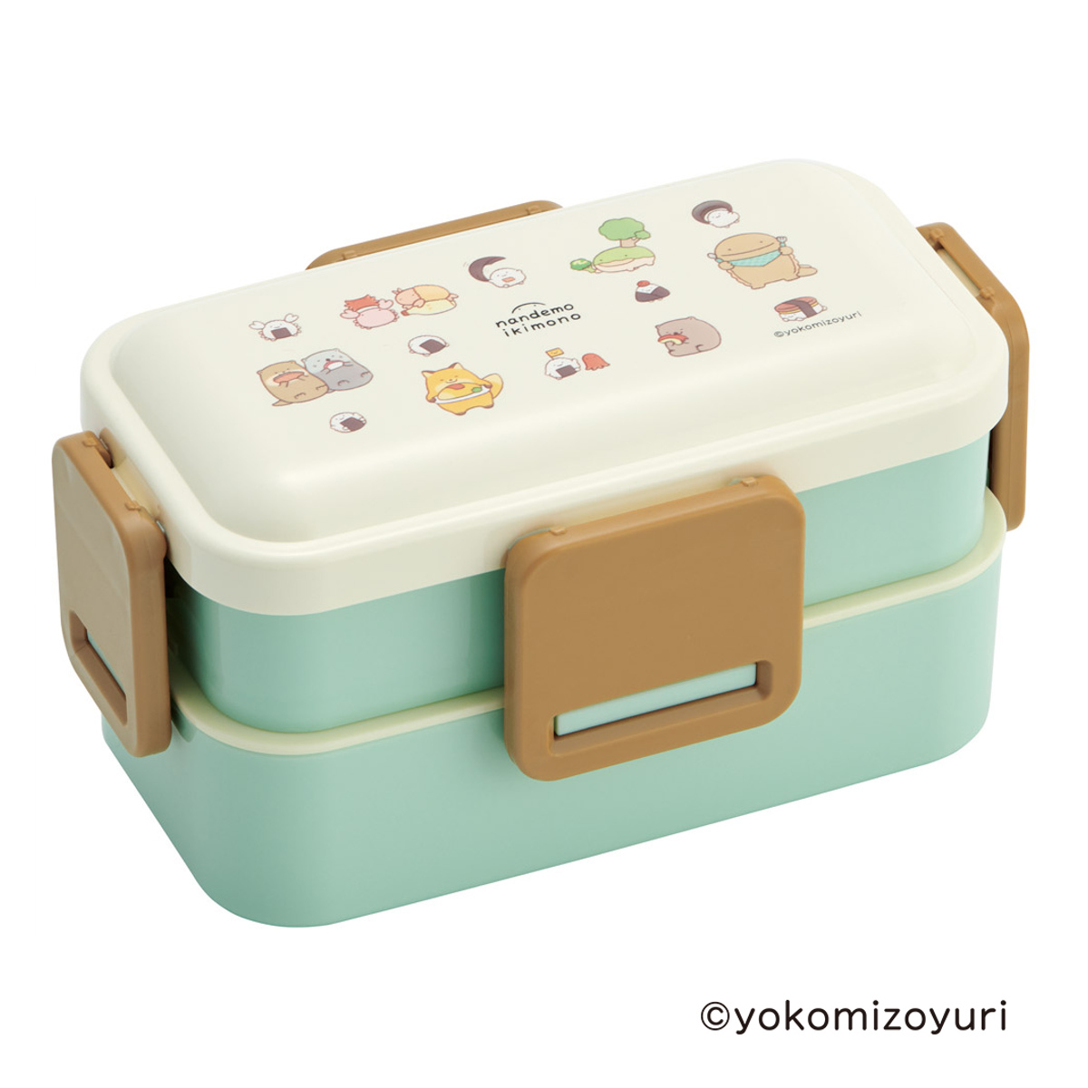スケーター 弁当箱 600ml 抗菌2段ふわっと弁当箱 なんでも