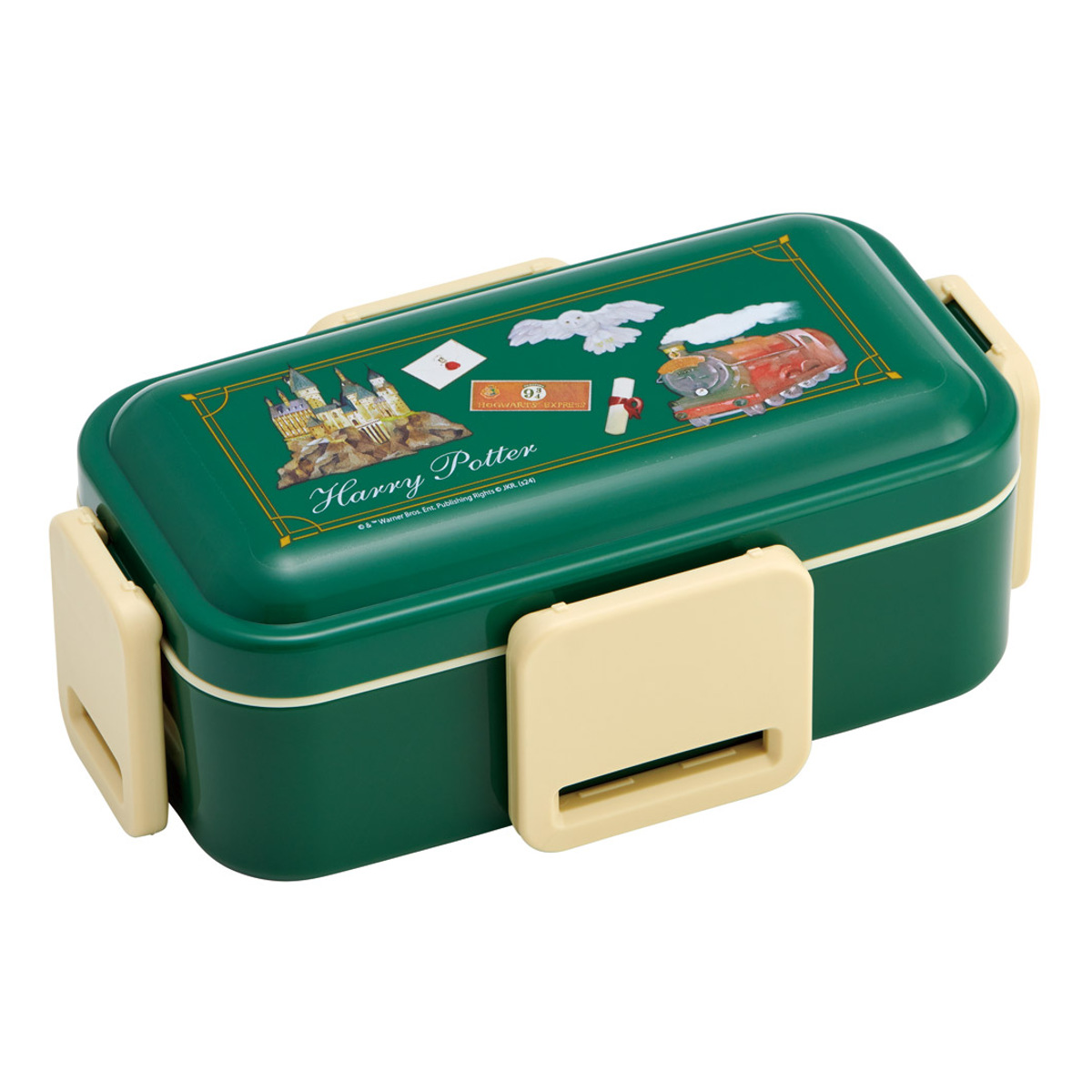 スケーター 弁当箱 600ml 抗菌2段ふわっと弁当箱 ホグワーツEX