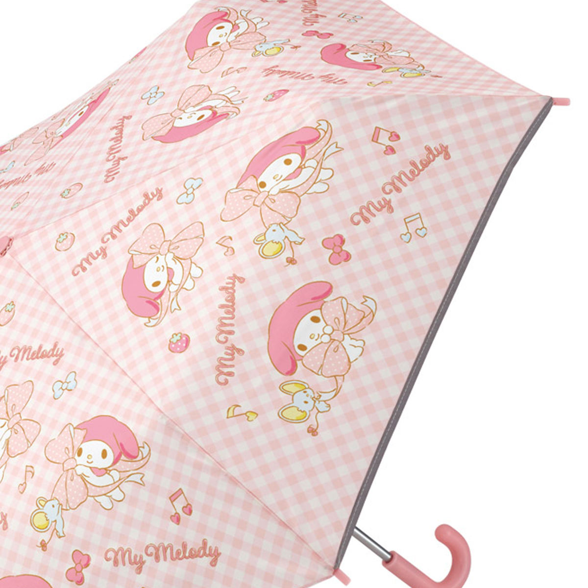 スケーター 雨傘 折りたたみ傘 55cm 手開き マイメロディ ビックリボン