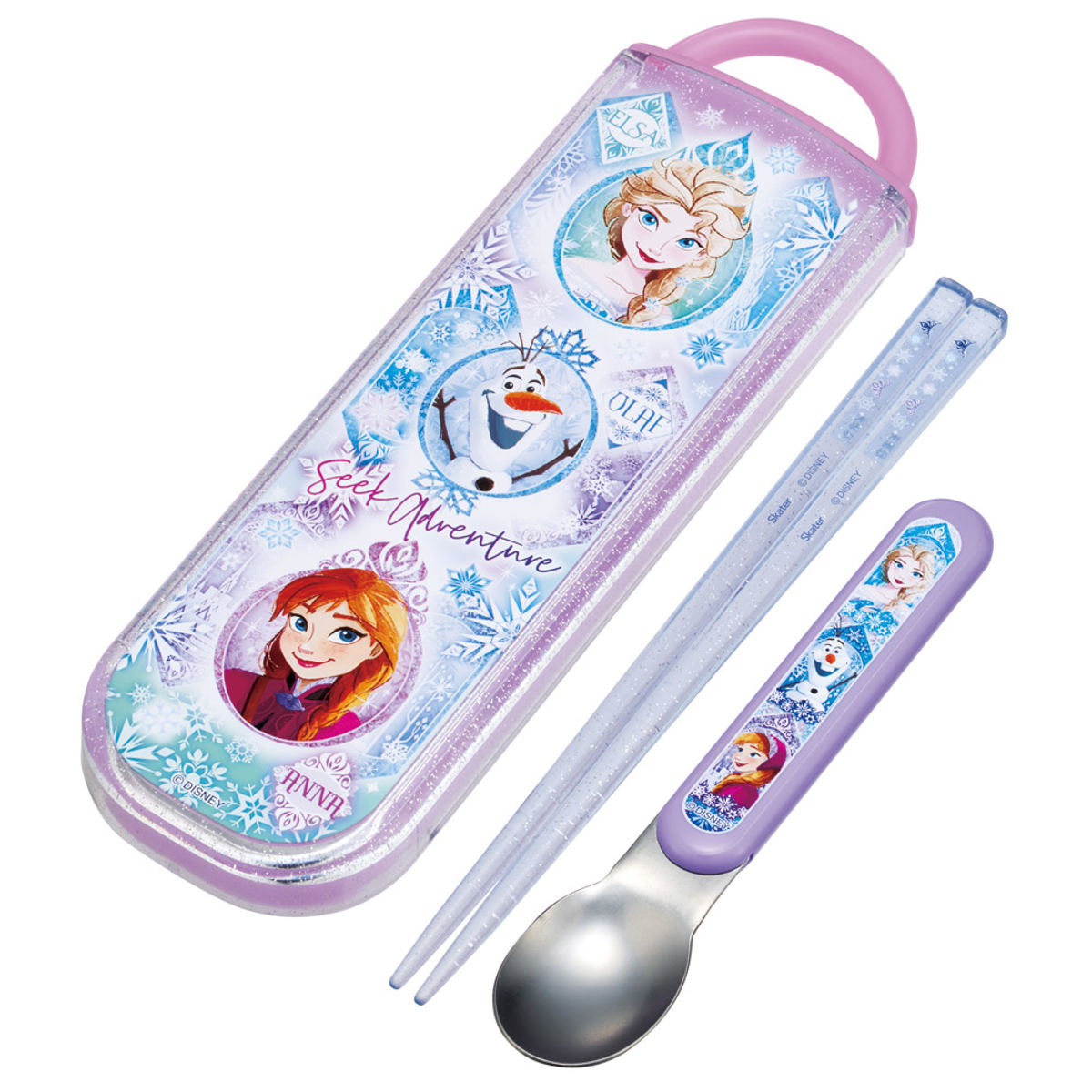 スケーター コンビセット 抗菌箸スプーンコンビセット アナと雪の女王